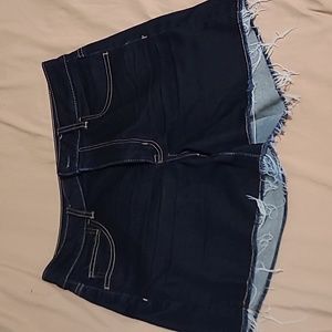 American eagle outfitters, dark washed shorts